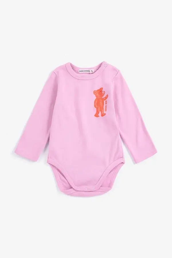 Bobo Choses Bobo Choses body za bebe od pamuka s elastanom Softpaw Monster