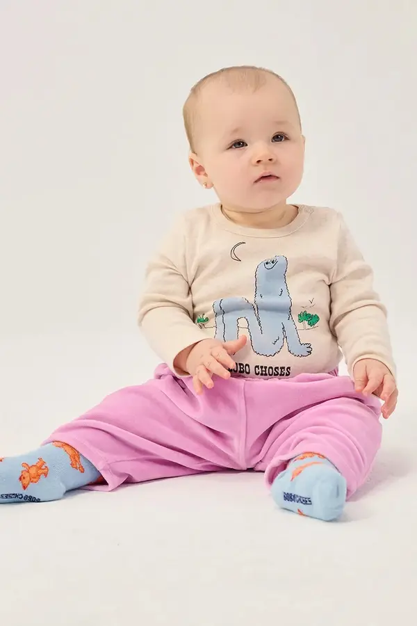 Bobo Choses Bobo Choses donji dio trenirke za bebe s pamukom