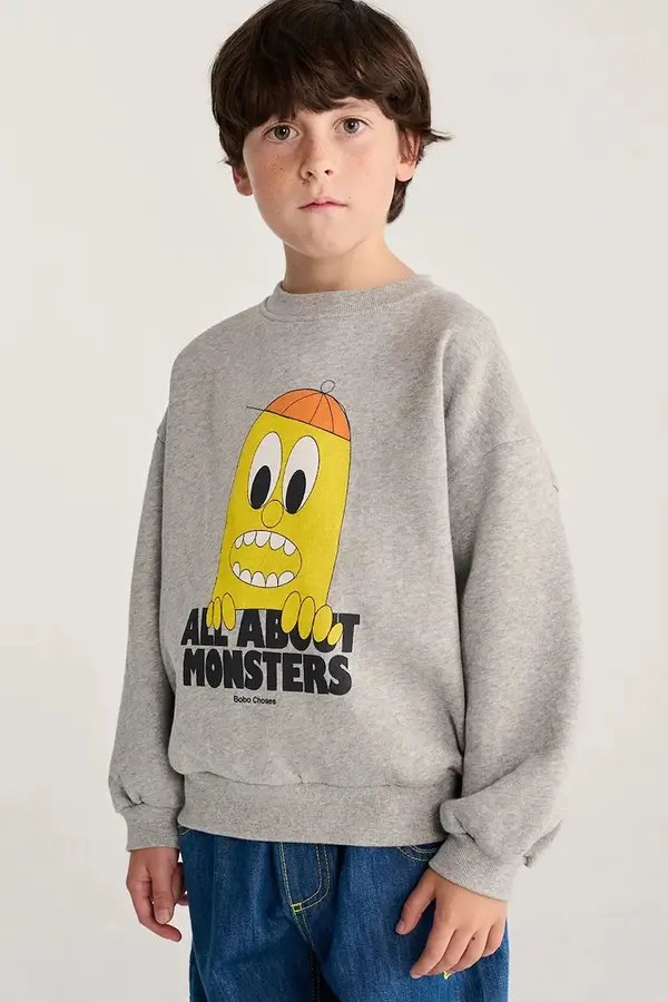 Bobo Choses Bobo Choses dukserica za djecu od pamuka Bigtooth Lemon