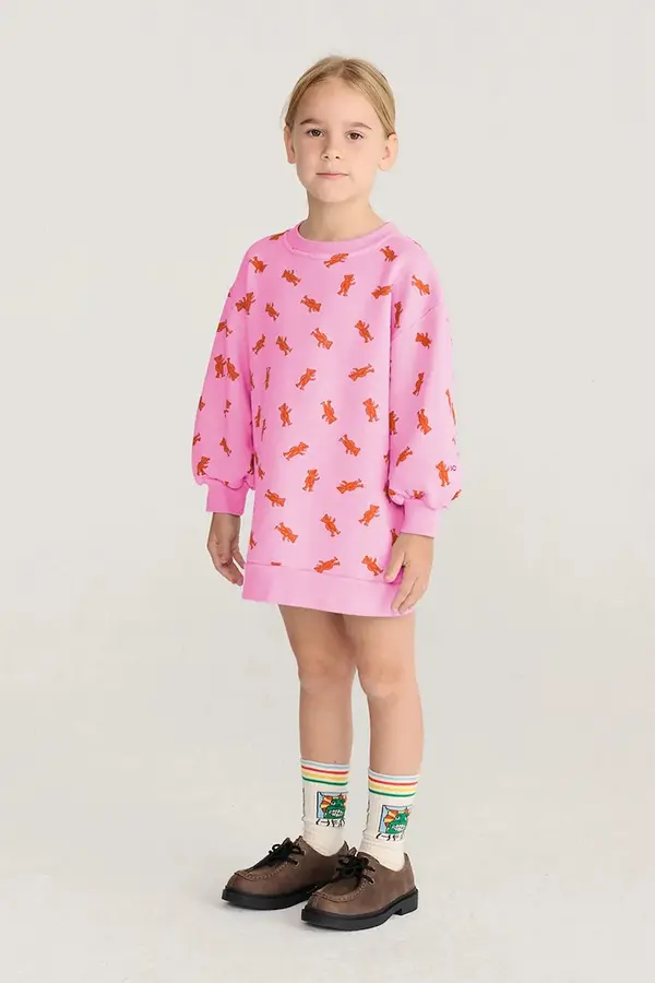 Bobo Choses Bobo Choses haljina od pamuka Softpaw Monster