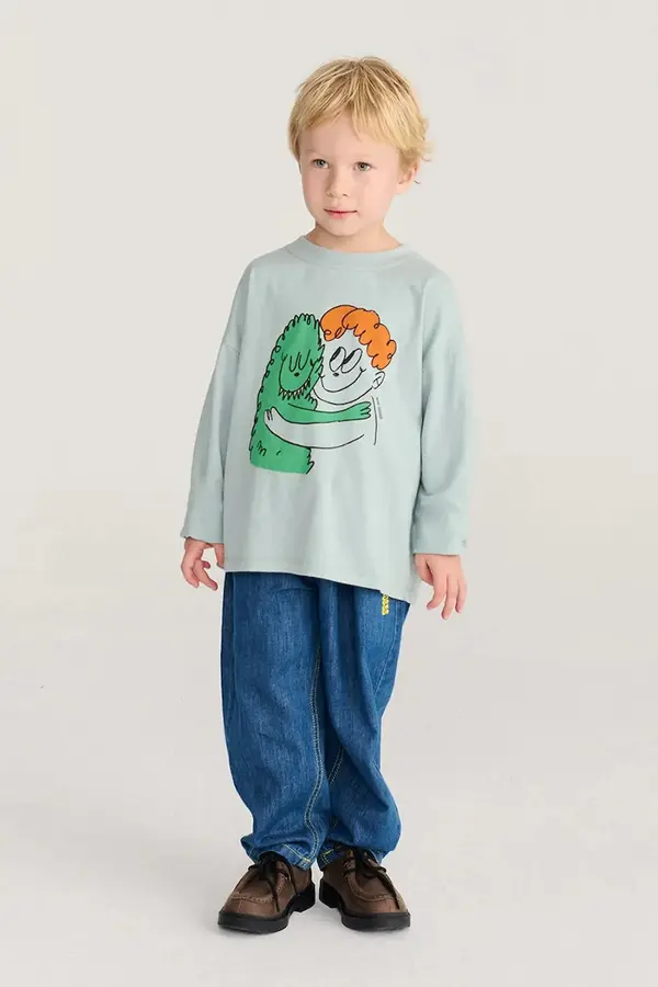 Bobo Choses Bobo Choses majica dugih rukava za djecu od pamuka Hug Hairy Monster