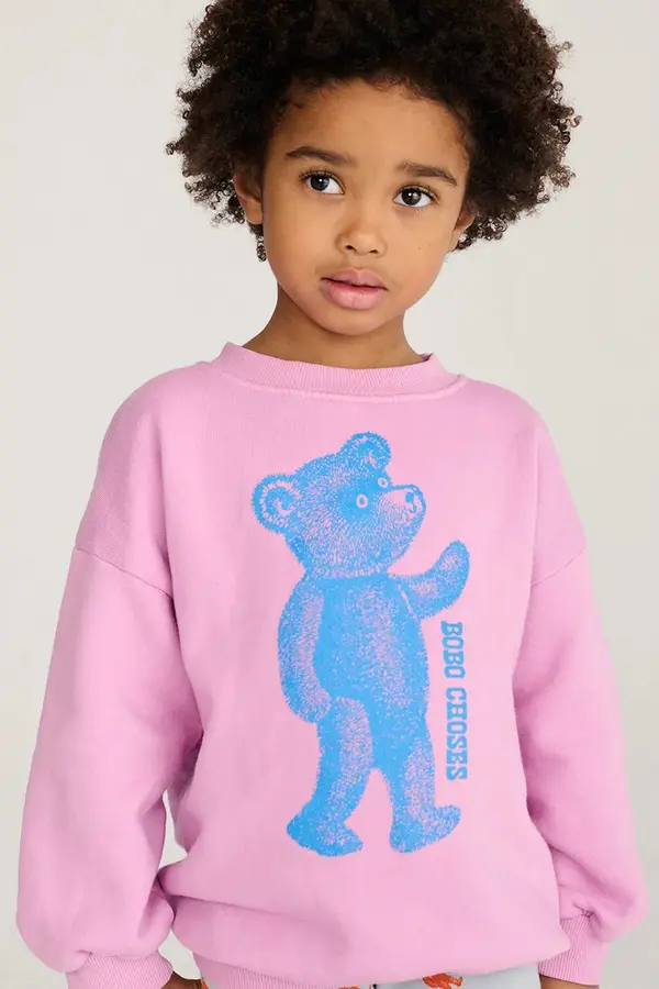 Bobo Choses Bobo Choses oversize dukserica za djecu s pamukom Softpaw Monster