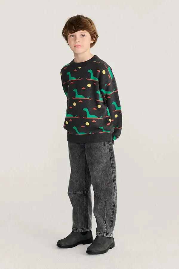 Bobo Choses Bobo Choses pulover za djecu od pamuka Lake Monster