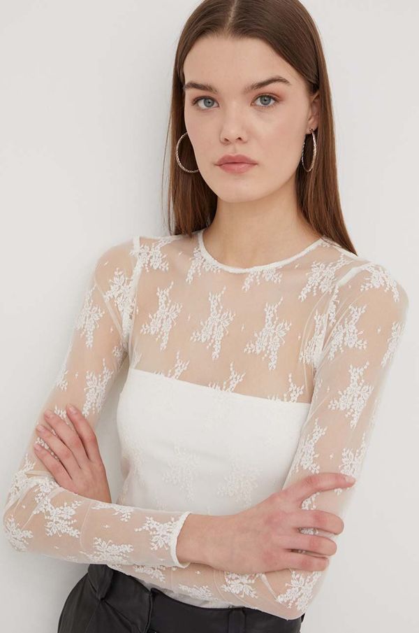 Abercrombie & Fitch Bodi Abercrombie & Fitch za žene, boja: bež, bez uzorka