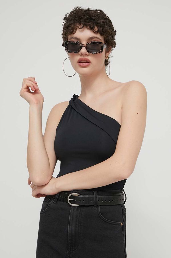 Abercrombie & Fitch Bodi Abercrombie & Fitch za žene, boja: crna