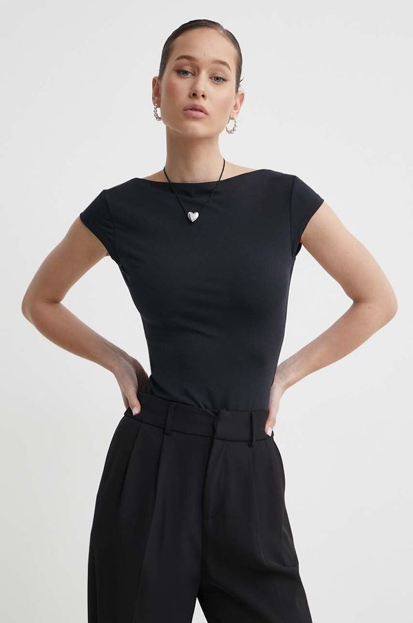 Abercrombie & Fitch Bodi Abercrombie & Fitch za žene, boja: crna