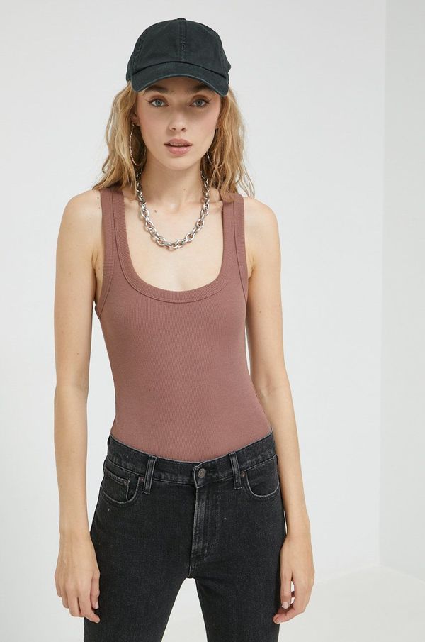 Abercrombie & Fitch Bodi Abercrombie & Fitch za žene, boja: smeđa