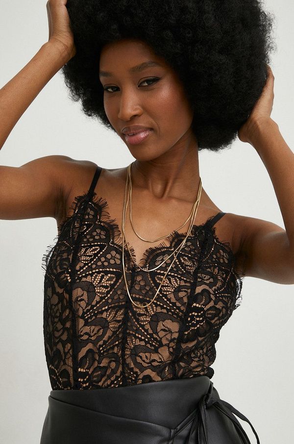 Answear Lab Bodi Answear Lab boja: crna