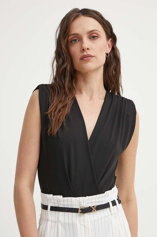 Answear Lab Bodi Answear Lab za žene, boja: crna, bez uzorka