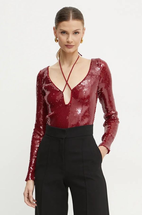 Bardot Bodi Bardot VERONA za žene, boja: bordo, s aplikacijom, 59471TB