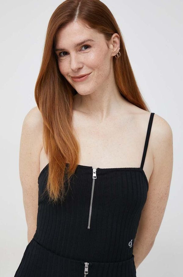 Calvin Klein Jeans Bodi Calvin Klein Jeans za žene, boja: crna