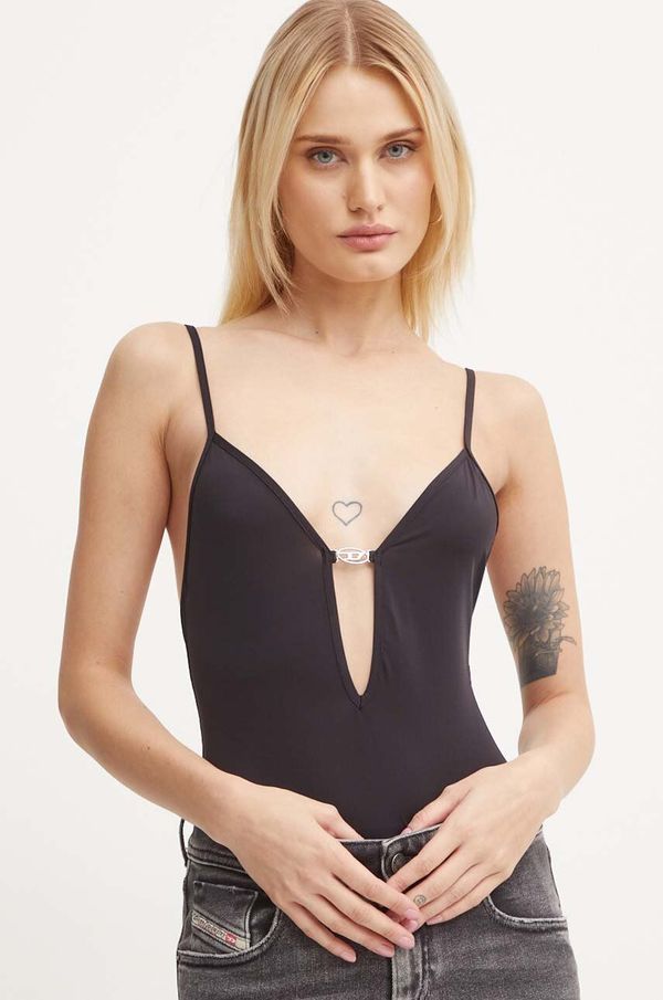 Diesel Bodi Diesel UFBY-OVAL-D-BODYSUIT za žene, boja: crna, A15225.0HPAK