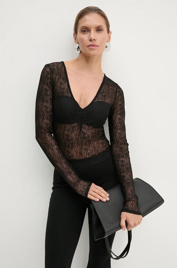 Gestuz Bodi Gestuz za žene, boja: crna, bez uzorka, 10909443