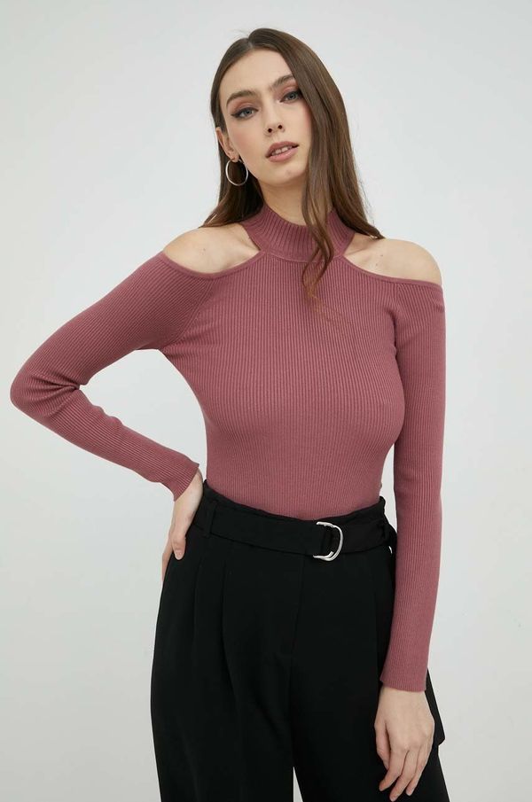 Guess Bodi Guess za žene, boja: ružičasta, lagani