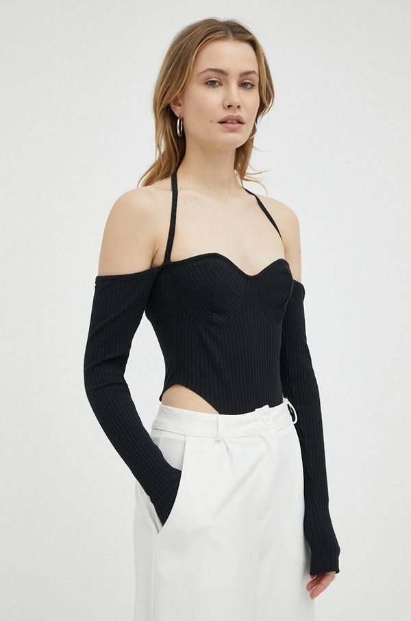 Herskind Bodi Herskind Inga za žene, boja: crna