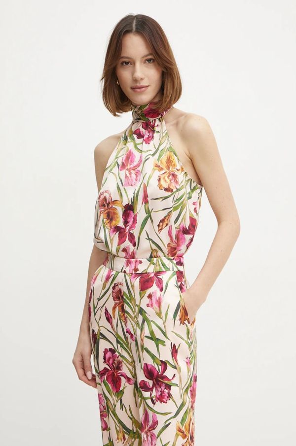 Marciano Guess Bodi Marciano Guess IRIS za žene, boja: bež, s uzorkom, 5RGH22 9917Z