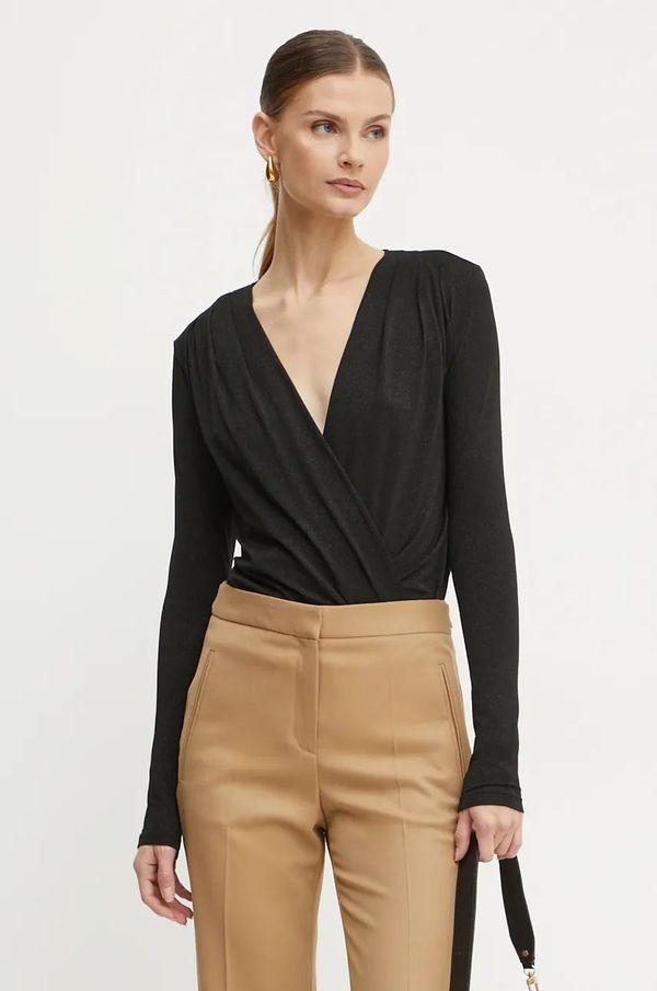 Pinko Bodi Pinko za žene, boja: crna, s uzorkom, 104464 A29I