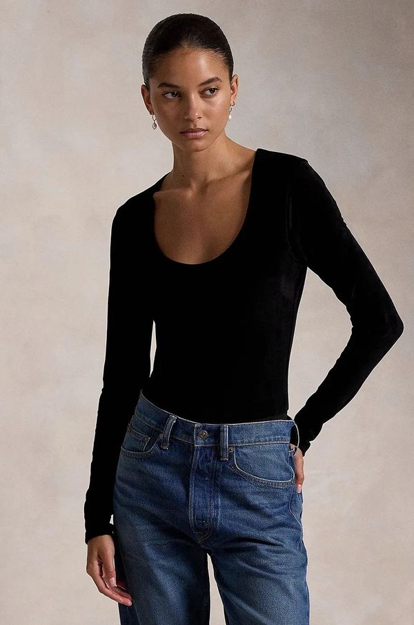 Polo Ralph Lauren Bodi Polo Ralph Lauren za žene, boja: crna, 211947942