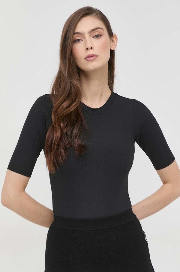 Spanx Bodi Spanx Suit Yourself Ribbed Short za žene, boja: crna