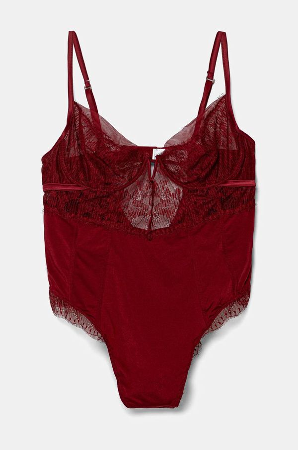 women'secret Bodi women'secret SENSE LIMITED EDITION boja: bordo, s čipkom, bez uzorka, 7918876