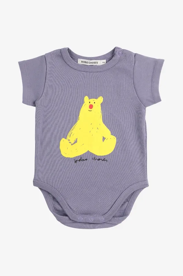 Bobo Choses Bodi za bebe Bobo Choses Hug Me Bear 125AB005