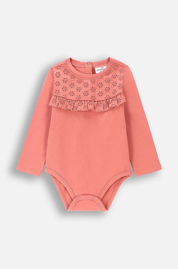 Coccodrillo Bodi za bebe Coccodrillo FLOWERS GIRL NEWBORN