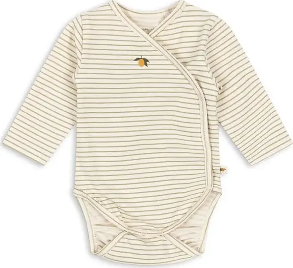 Konges Sløjd Bodi za bebe Konges Sløjd BASIC LS NEWBORN BODY GOTS