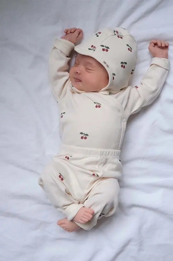 Konges Sløjd Bodi za bebe Konges Sløjd NEWBORN BODY GOTS