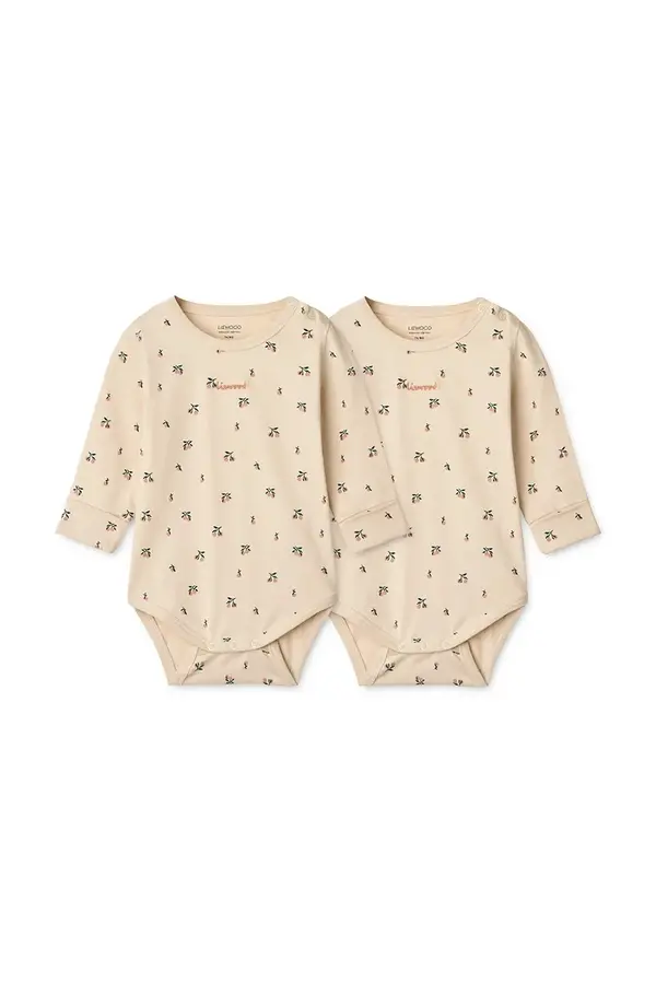 Liewood Bodi za bebe Liewood Yanni Grow Printed LS Bodystocking 2-Pack