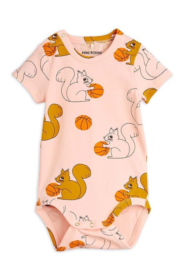 Mini Rodini Bodi za bebe Mini Rodini Squirrels