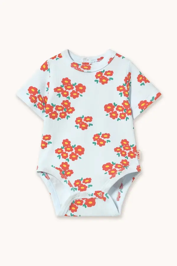 Tinycottons Bodi za bebe Tinycottons BLOSSOMS RIB BODY