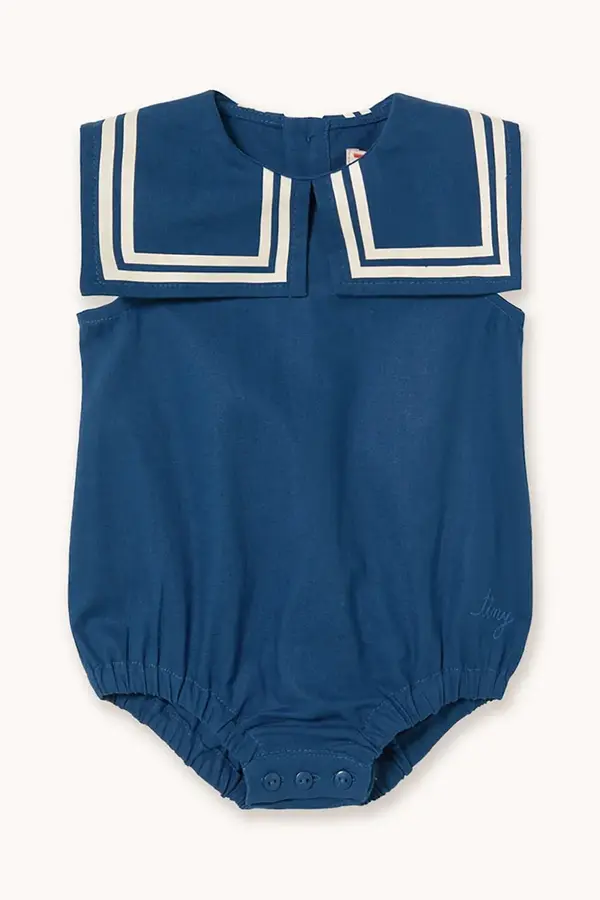 Tinycottons Bodi za bebe Tinycottons STRIPES LINEN BODY