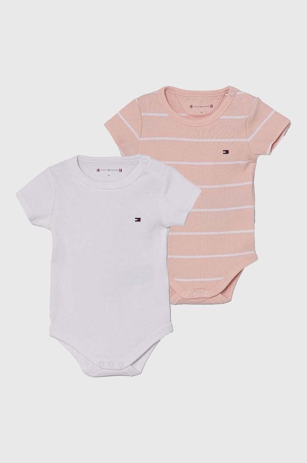 Tommy Hilfiger Bodi za bebe Tommy Hilfiger 2-pack