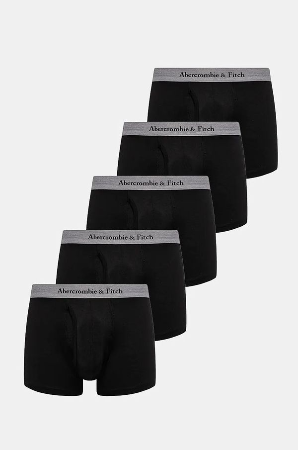 Abercrombie & Fitch Bokserice Abercrombie & Fitch 5-pack za muškarce, boja: crna, KI114-4035