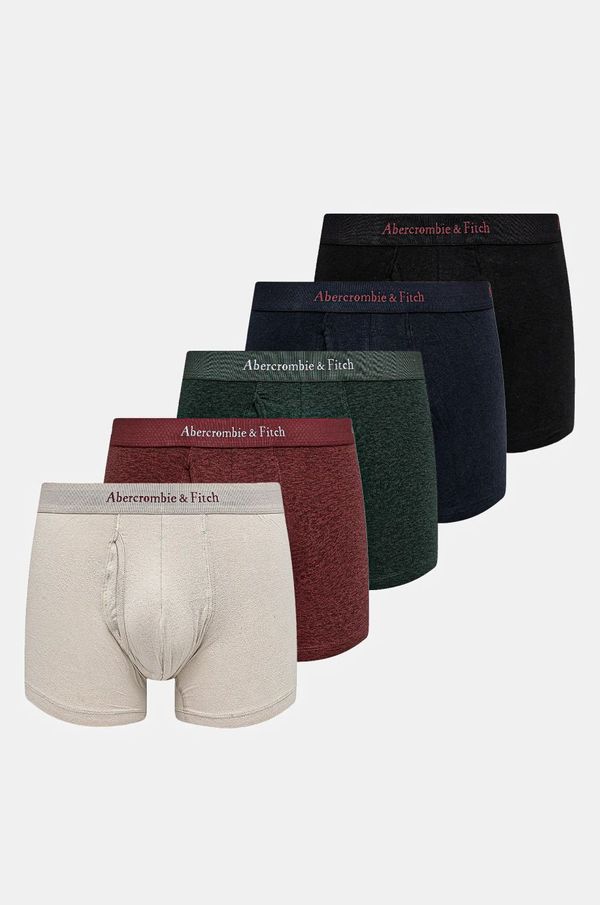 Abercrombie & Fitch Bokserice Abercrombie & Fitch 5-pack za muškarce, boja: tamno plava, KI114-4040
