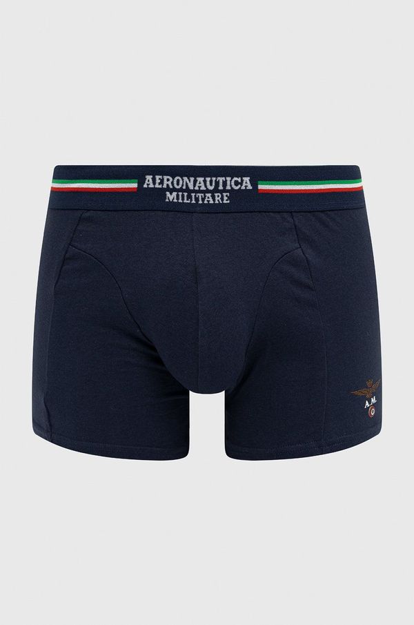 Aeronautica Militare Bokserice Aeronautica Militare (2-pack) za muškarce, boja: tamno plava