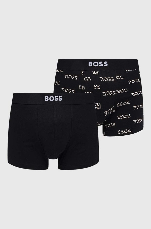 Boss Bokserice BOSS 2-pack za muškarce, boja: crna