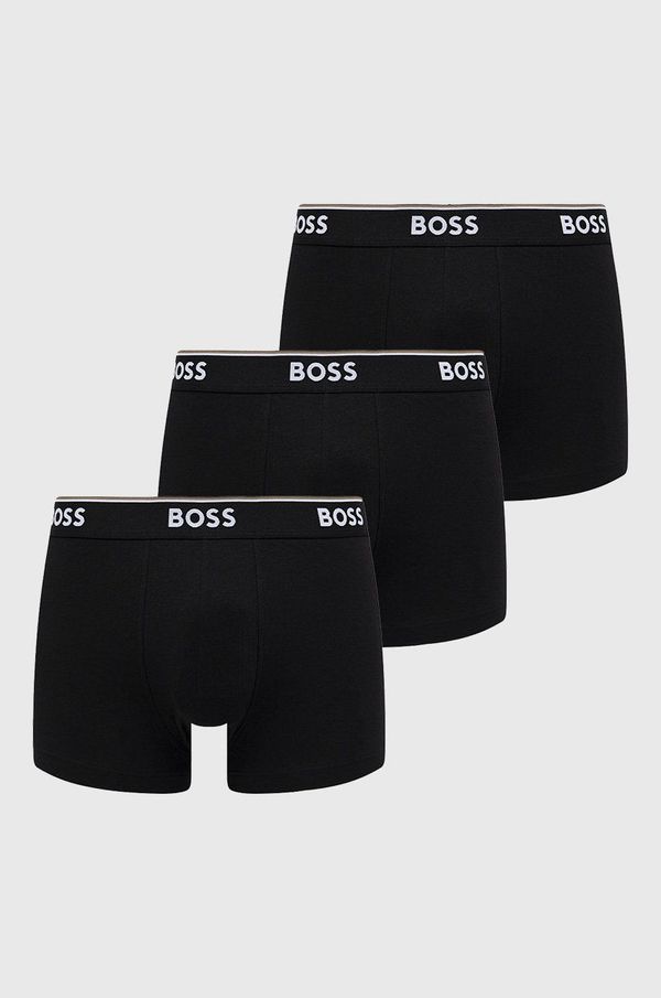Boss Bokserice BOSS (3-pack) za muškarce, boja: crna