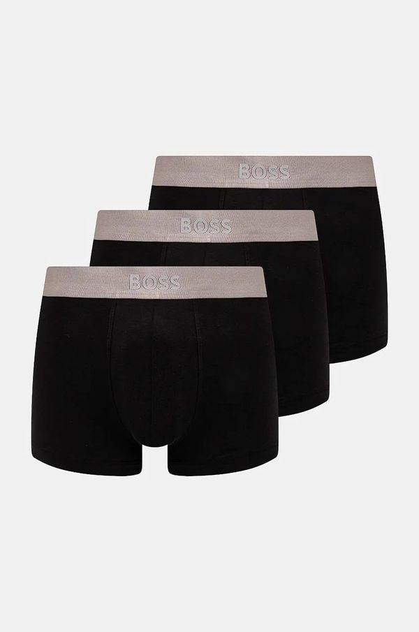 Boss Bokserice BOSS 3-pack za muškarce, boja: crna, 50514998