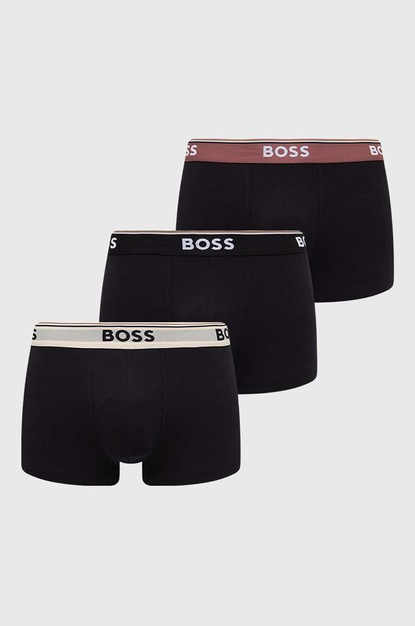 Boss Bokserice BOSS 3-pack za muškarce, boja: crna, 50517827