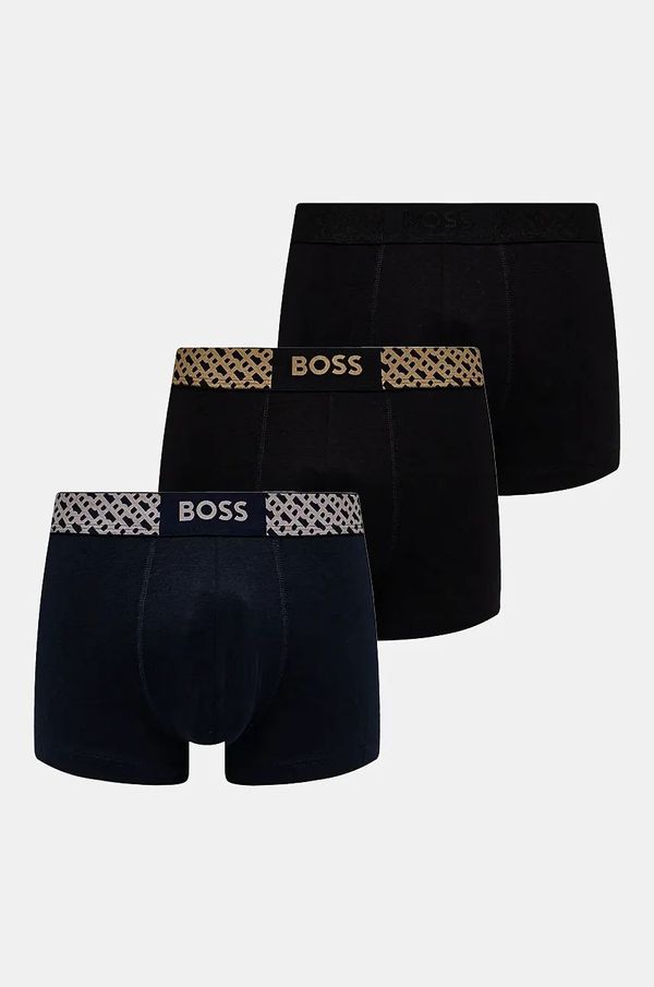 Boss Bokserice BOSS 3-pack za muškarce, boja: crna, 50524525