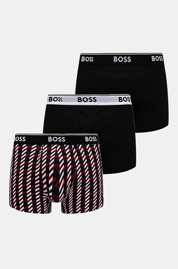 Boss Bokserice BOSS 3-pack za muškarce, boja: crna, 50524533