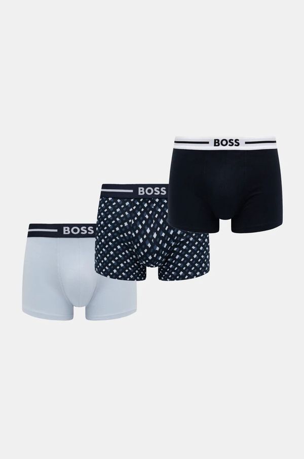 Boss Bokserice BOSS 3-pack za muškarce, boja: tamno plava, 50531694