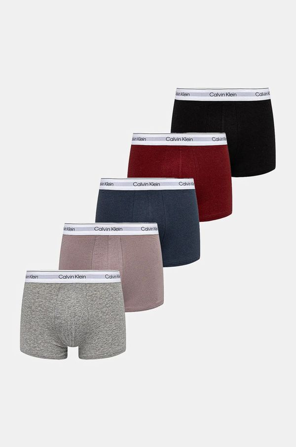 Calvin Klein Underwear Bokserice Calvin Klein Underwear 5-pack za muškarce, boja: bordo, 000NB3991A