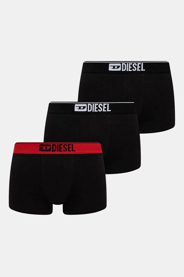 Diesel Bokserice Diesel DAMIEN-GFT-3PACK BOXER-SHORTS 3-pack za muškarce, boja: crna, A17805.0GDAC