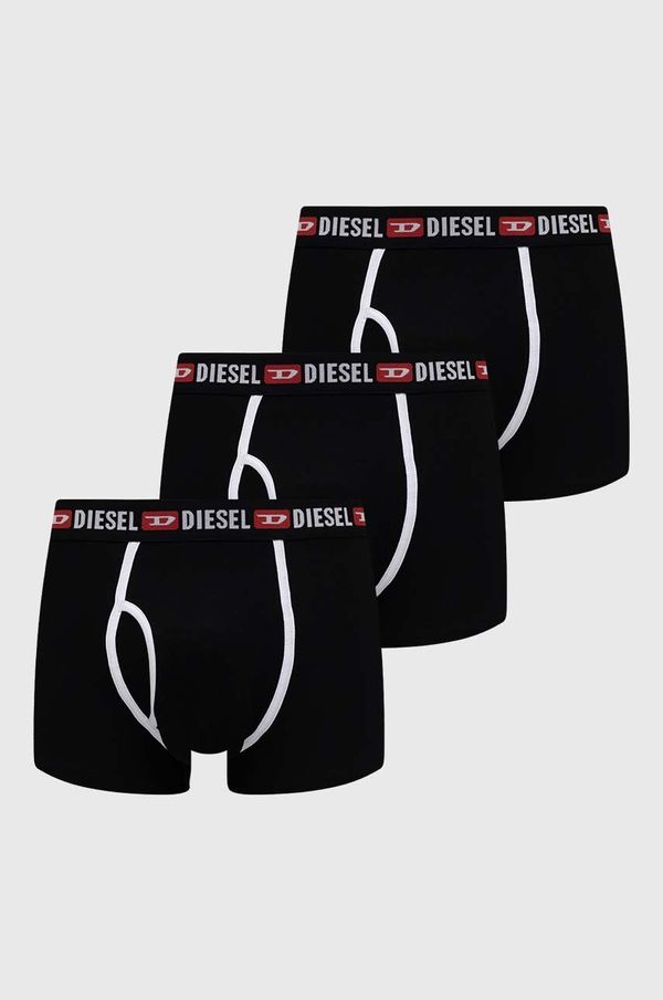Diesel Bokserice Diesel UMBX-MIRKOTHREEPACK 3-pack za muškarce, boja: crna, A15375.0WIAL