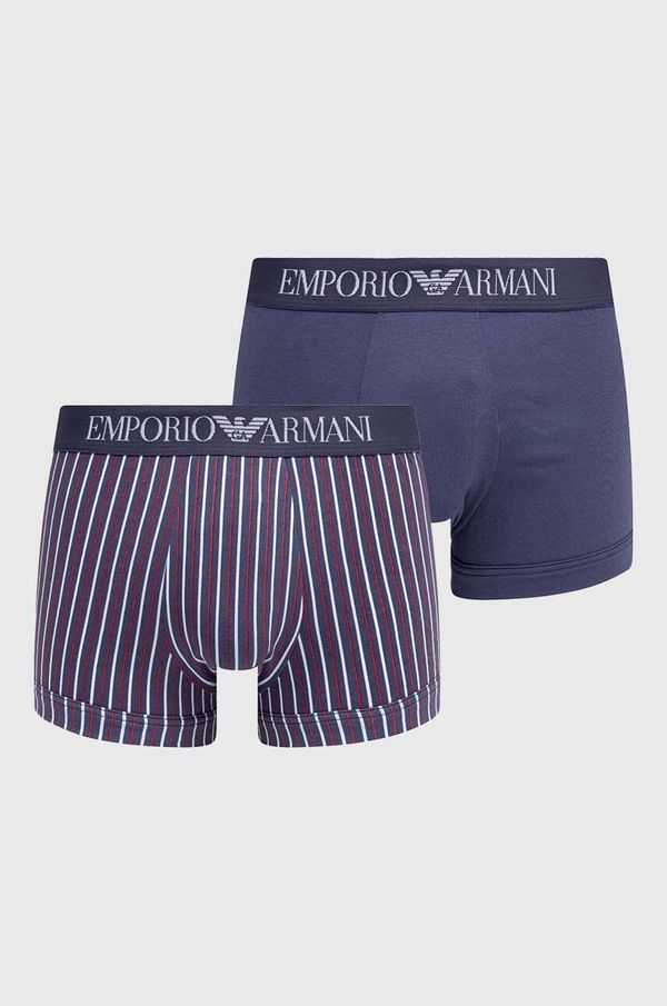 Emporio Armani Underwear Bokserice Emporio Armani Underwear 2-pack za muškarce, boja: tamno plava