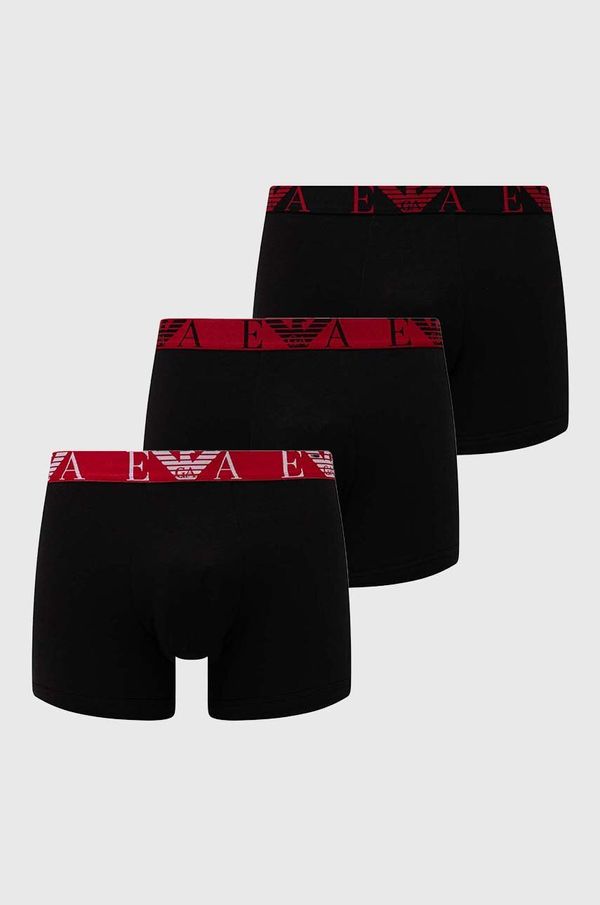 Emporio Armani Underwear Bokserice Emporio Armani Underwear 3-pack za muškarce, boja: crna, 111473 4F715