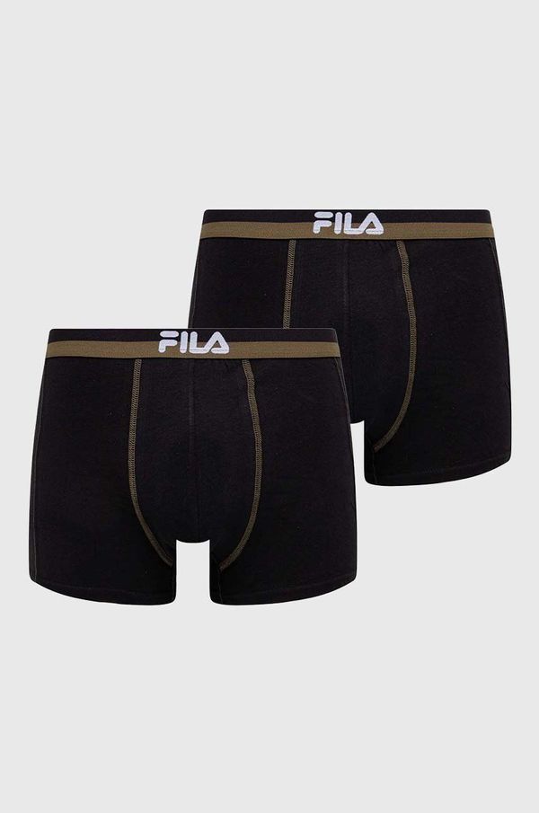 Fila Bokserice Fila 2-pack za muškarce, boja: tamno plava