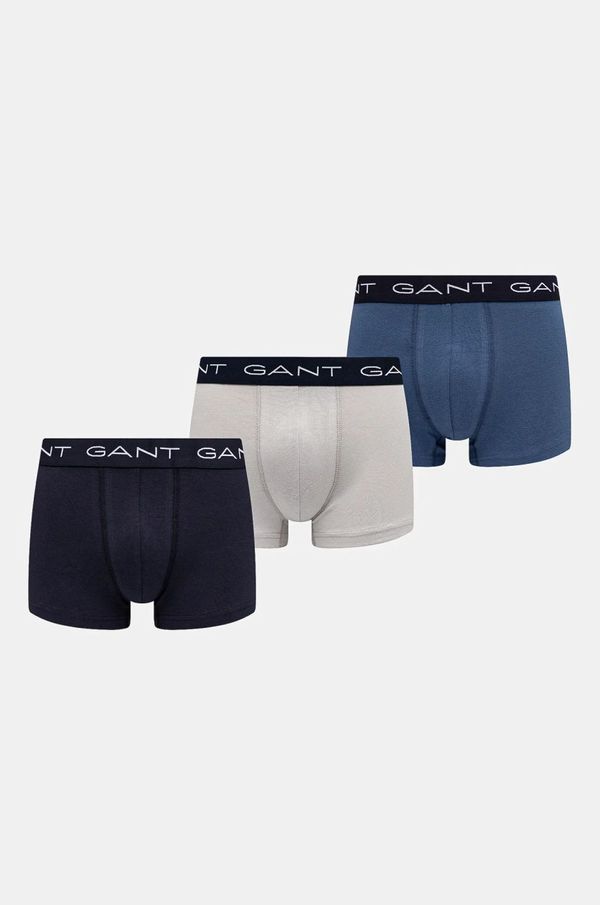 Gant Bokserice Gant 3-pack za muškarce, boja: siva, 902433003